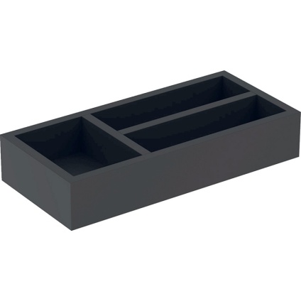 Product cut out image of Geberit Smyle Square T-Partition Top Drawer Insert Storage Divider - 500.678.00.1